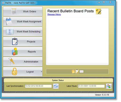 PaSTA - Work Management Software - Overview PaSTA - Work Management Software - Overview